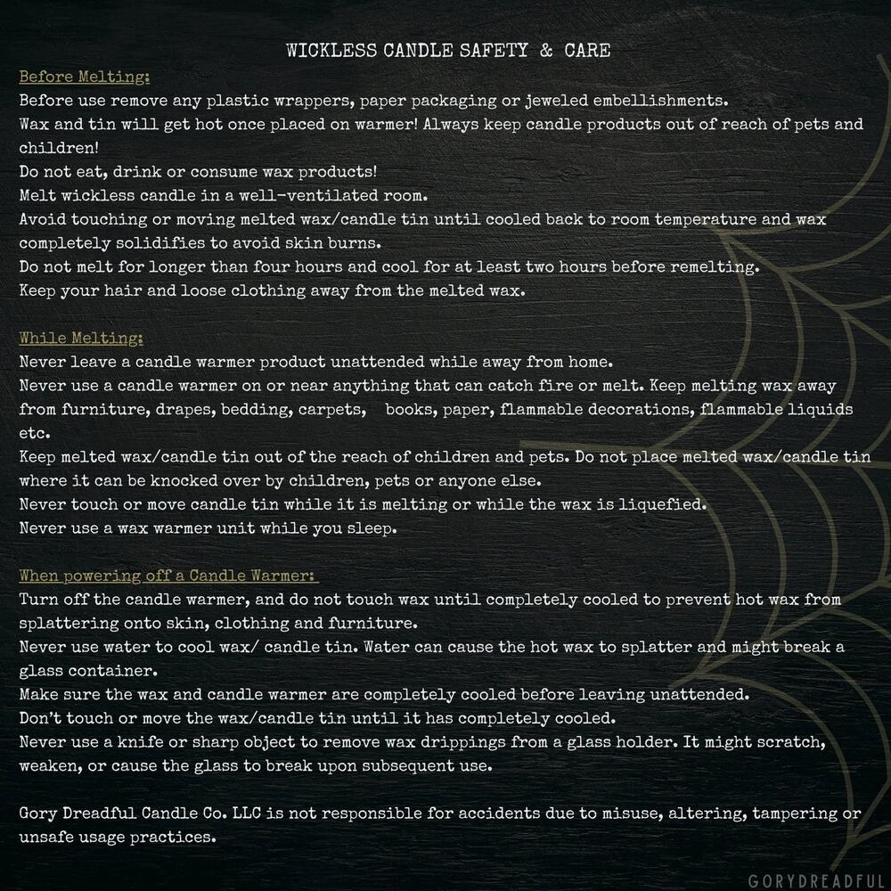 Plum Spooky Wickless Candle: Plum Cinnamon Patchouli Leaf Cashmere Woods Scent - Picture 8 of 8